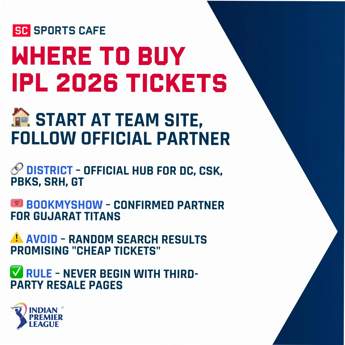 IPL 2026 Where to Buy Tickets